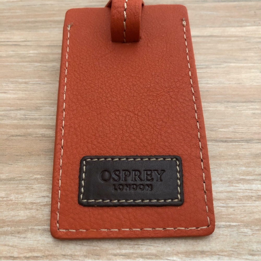 Osprey London Leather Luggage Tag - Picture 5 of 8